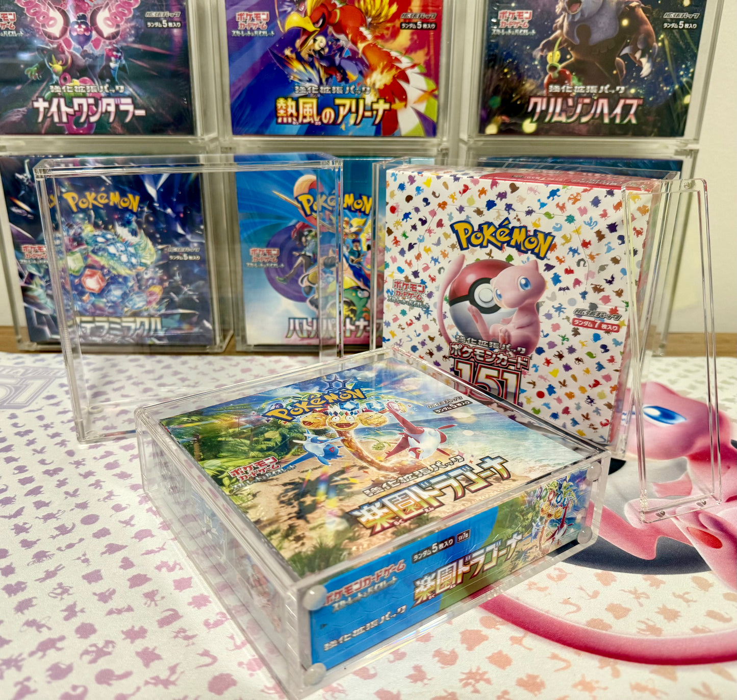 Storage: Acrylic Display Case for Japanese Pokémon Booster Box