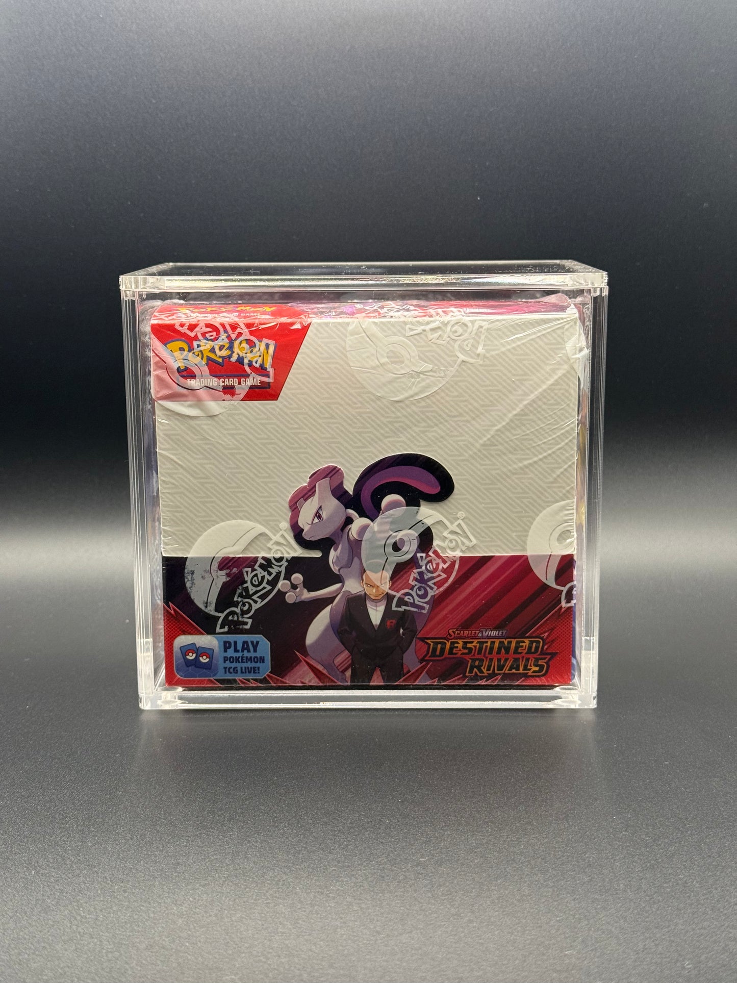 Storage: Acrylic Display Case for English Pokémon Booster Box