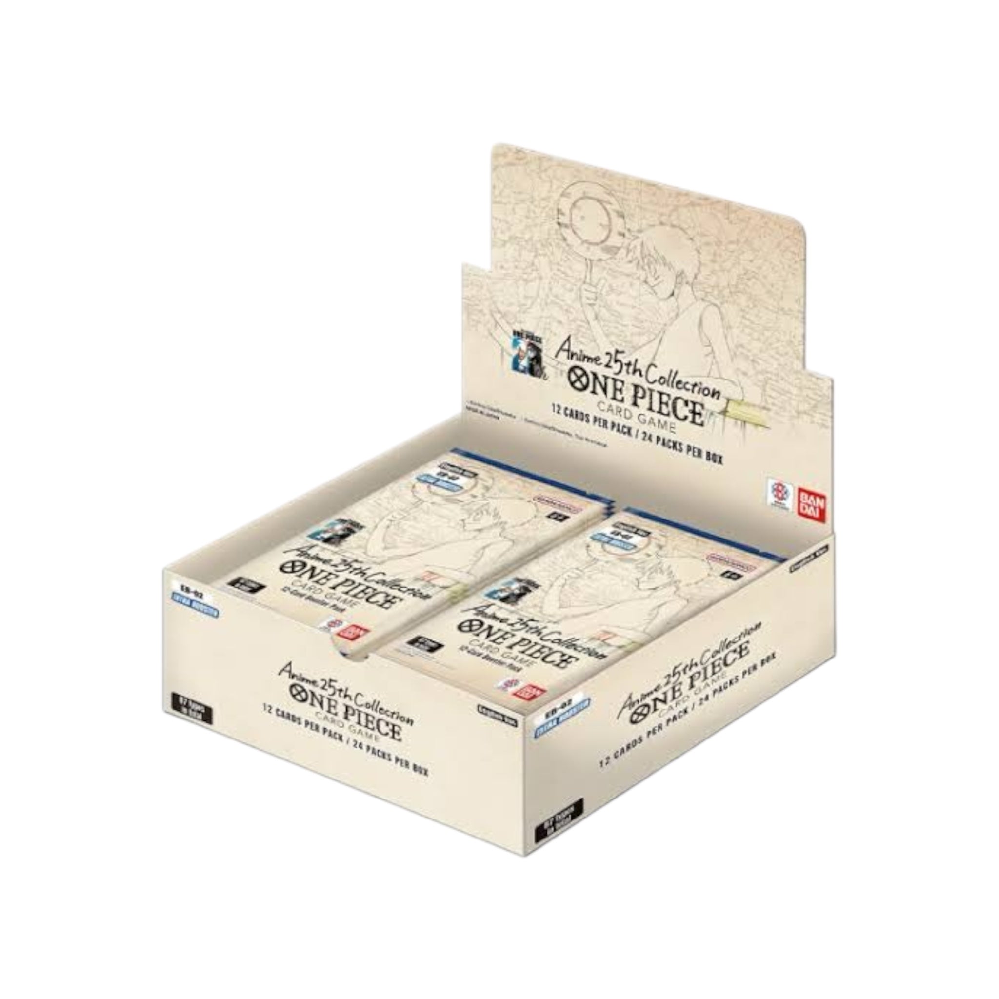 ワンピースカード Anime 25th collection 12BOX ONE PIECE Card EXTRA Anime 25th collection EB02 case( 12Box