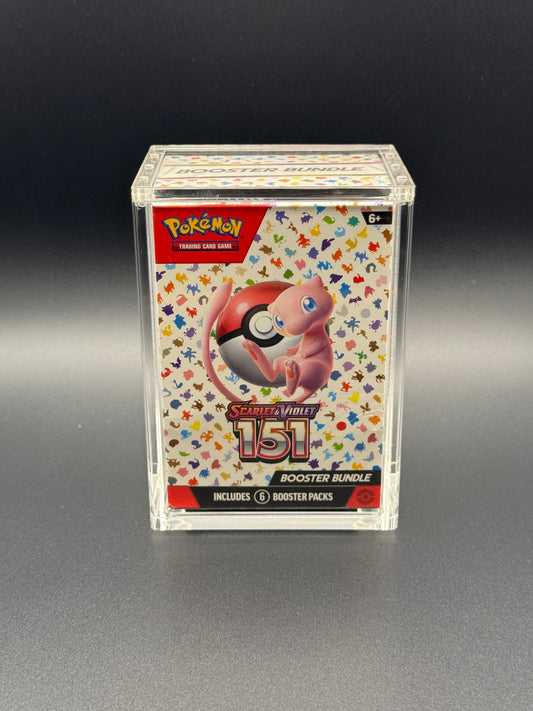 Storage: Acrylic Display Case for English Pokémon Booster Bundle