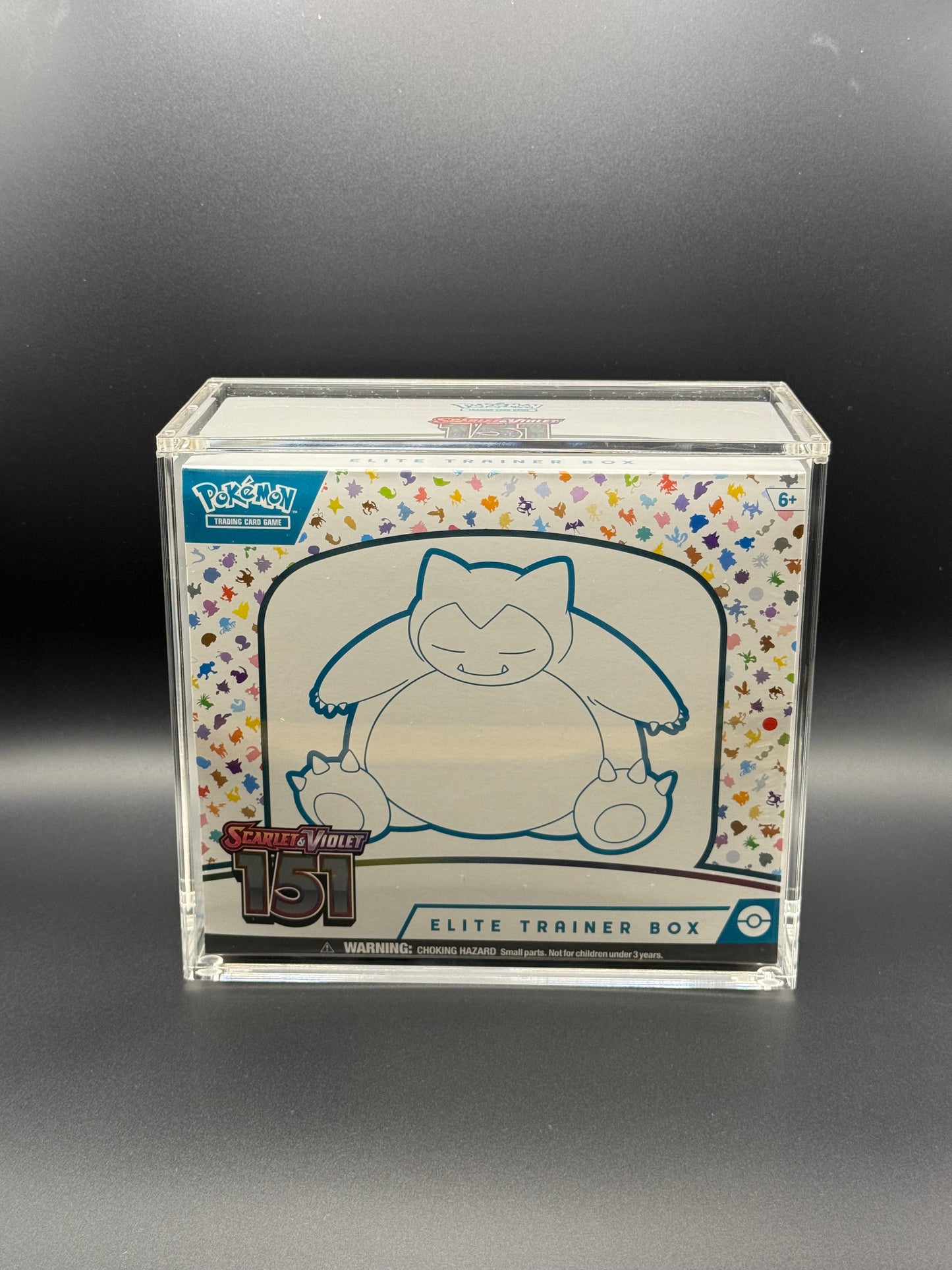 Storage: Acrylic Display Case for English Pokémon Elite Trainer Box